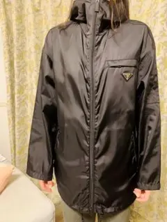 【美品✨】PRADA ナイロン ブラック フード