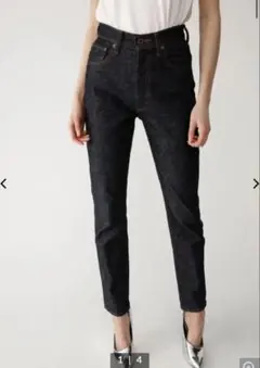 完売品　MOUSSY ダークデニム ハイウエスト ストレートデニム