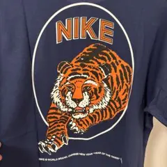 NIKE NRG タイガー T シャツ ネイビー　M