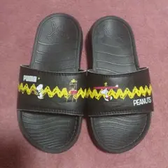 PUMA PEANUTS サンダル ブラック