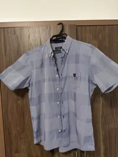 BLACK LABEL 半袖チェックシャツ