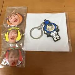 平成フラミンゴ　ポケットくじ　笑わせないで　キーホルダー　缶バッジ　ユーチューバ