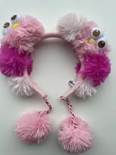 ユニバ　ピンク　セサミストリート　カチューシャ