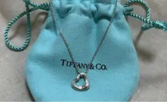 【お値下げ】Tiffany u0026 Co ティファニー オープンハートネックレス