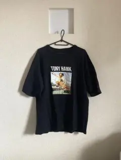 トニー・ホーク プリント 半袖Tシャツ 黒
