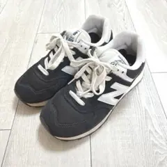 New Balance 574 ネイビー/ホワイト スニーカー
