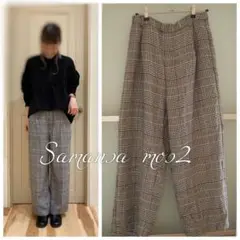 秋冬物 SM2 センタープレスパンツ サマンサモスモス