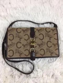 極希少 CELINE 馬車金具 ジャッキー Cマカダム ショルダーバッグ