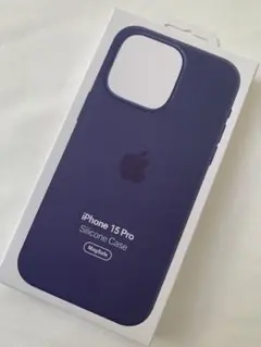 iPhone 15 Pro シリコーンケース ストームブルー 純正 未開封