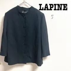 LAPINEラピーヌ　ノーカラージャケット　冠婚葬祭　薄手ジャケット