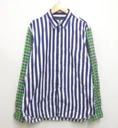 COMME des GARCONS Homme Plus 切り替え長袖シャツ