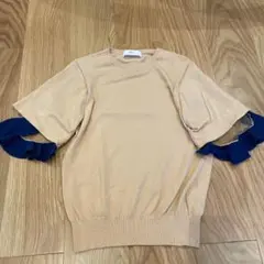 【値下げ!】toga pulla ニットハーフスリーブ