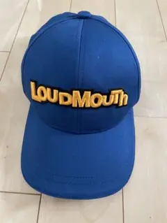 美品 LOUDMOUTH ラウドマウス ゴルフキャップ ネイビー