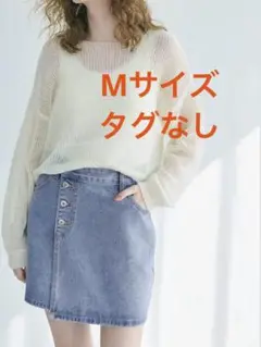 coca コカ ボタンデニムミニスカート スカート