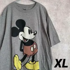 Disney ディズニー 半袖 Tシャツ ビッグサイズ グレー XLサイズ