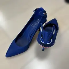 COSMOPARIS 青いハイヒール 猫デザイン