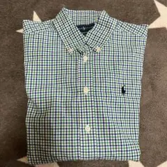Ralph Lauren☆ M150サイズ 長袖シャツ チェック柄