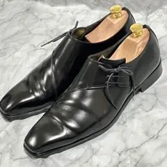 【美品】ANTONIO RUFO シングルモンク 黒 レザー ビジネスシューズ