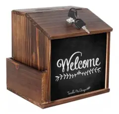 鍵付きアンケートボックス 黒板付き(新品•未使用)