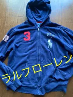 ラルフローレンパーカー キッズ160センチ 14〜16才用 S メルカリ便送料込