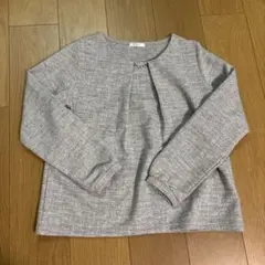 セレモニー　トップス　ツイード 風　M