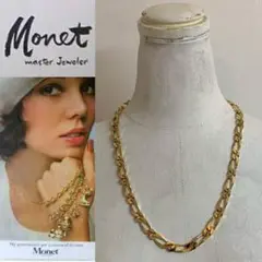 MONET VINTAGE モネ ヴィンテージ チェーンネックレス ゴールド系