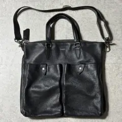 zanellato レザー 肉厚 ヘルメットバッグ 2way ブラック