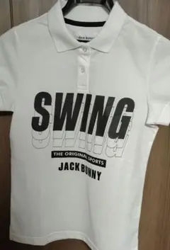 半額以下☆「未使用」タグ付きJACK BUNNY ☆ポロシャツ ホワイトサイズ0