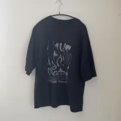 ブラック グラフィック Tシャツ Mサイズ 韓国風