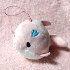 ゆるいるか ぷちぬいぐるみ ピンクイルカ1点