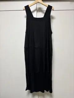 Y's for living エプロンワンピース　ブラック