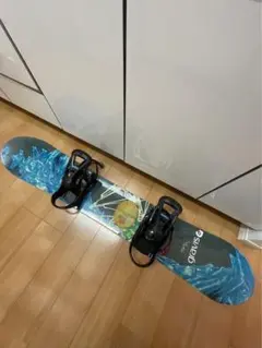 スノーボード板 ビンディン付き