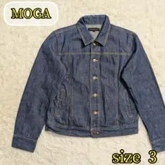 【MOGA✨ビギ✨size 3 L】デニム 長袖 ジャケット Gジャン