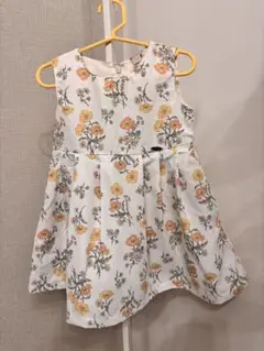 petit main 花柄ノースリーブワンピース