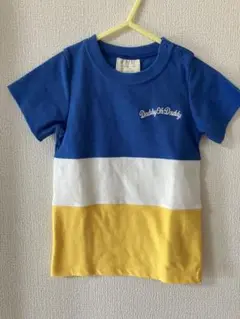 Daddy Oh Daddy カラーブロックTシャツ 90サイズ