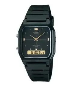 新品未使用　CASIO　アナデジ　ブラック文字盤
