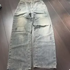 ダメージ加工デニムパンツ Sサイズ