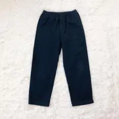 美品　ユニクロ　イージーリラックスアンクルパンツ　ウエストゴム　ストレッチ　紺S