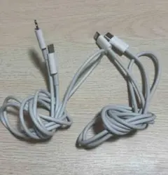 USB-C & 3.5mmジャック 充電ケーブル セット