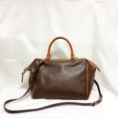 希少 オールドセリーヌ 2way ミニボストンバッグ ショルダーバッグ マカダム