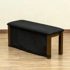 LINSY　ダイニングコタツ兼用ベンチ　ダークブラウン