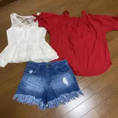 美品スナイデルショートパンツサイズ1 トップスプレゼント