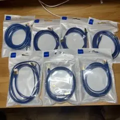 CAT7対応 ELECOM LANケーブル 2m スリムタイプ7本セット
