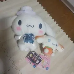 サンリオ シナモロールクラシカルブライトBIGぬいぐるみ&ましゅまるむぬいぐるみ