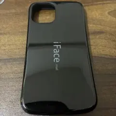 iFace ブラックハードケース（iPhone12 mini）