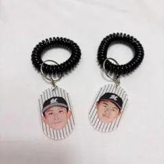 千葉ロッテマリーンズ ロッカーキーリング 小島和哉 西川史礁
