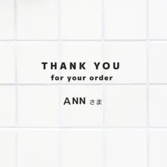 ＡNNさま オーダー A5 チラシ