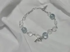 ハンドメイド イルカチャーム ブレスレット