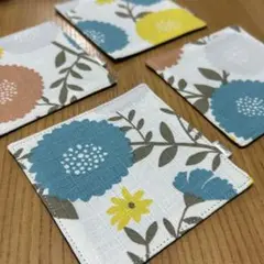 ハンドメイド　コースター　和北モダン　B③　４枚セット