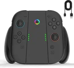Switch 2 Joy-Con 2 充電グリップ プレイしながら急速充電可能